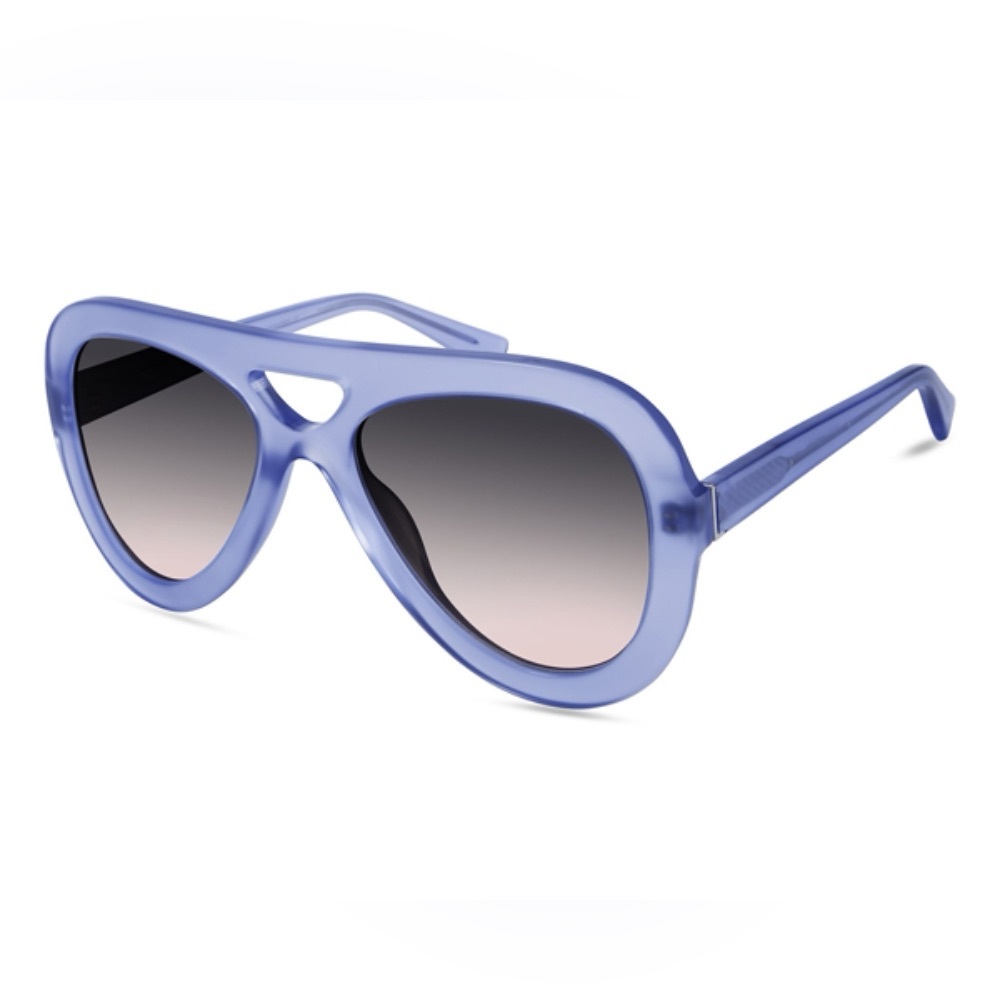 Derek Lam Charlotte Sunglasses iris Pale Blue NEW IN BOX! Aviator style